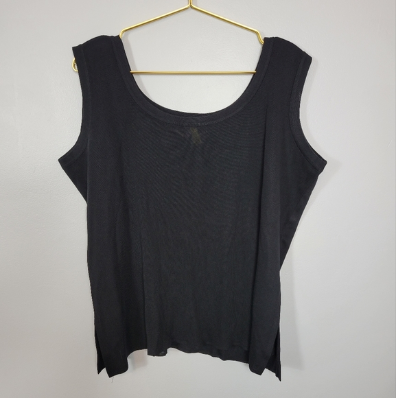 Extra Large Exclusively Misook Tank Shell Black
